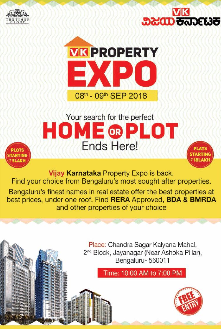 VK Property Expo in Bangalore